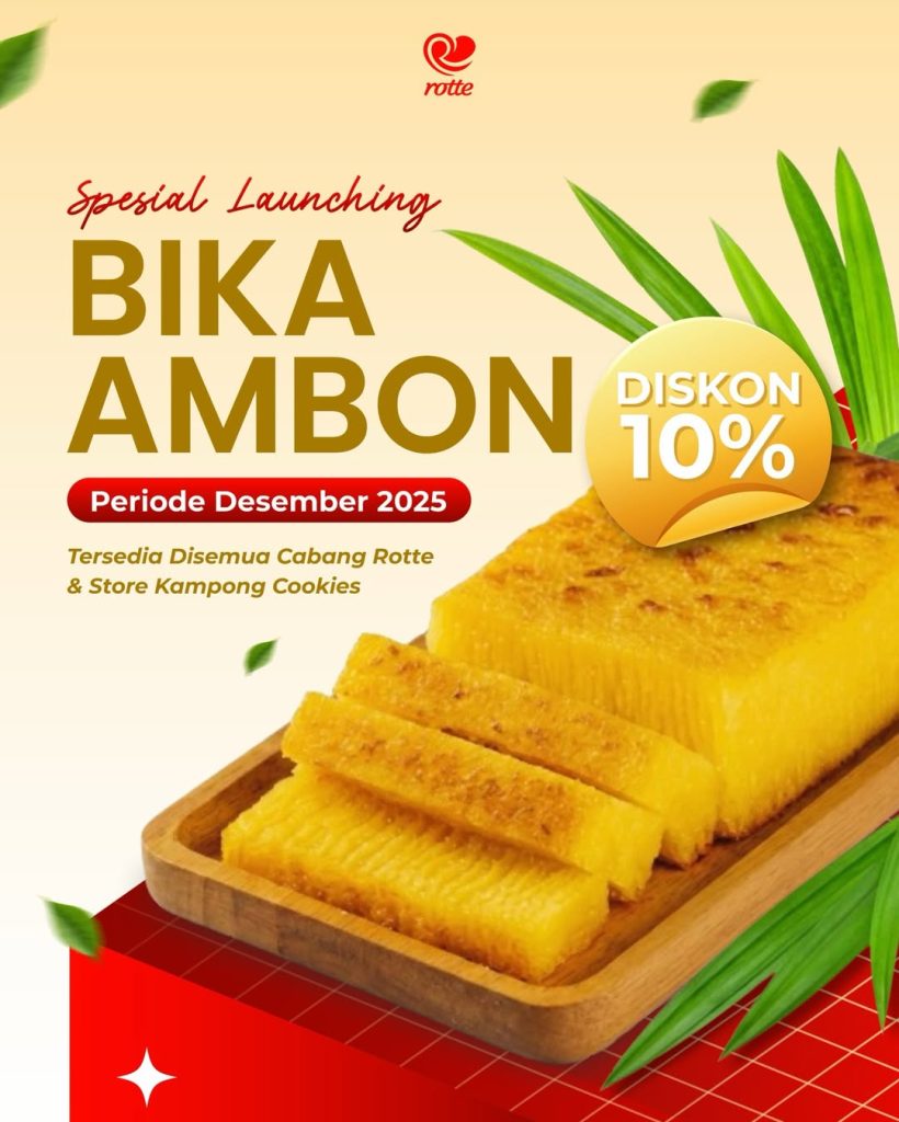 Bika Ambon Kampoeng Cookies Hadir dengan Promo Diskon 10% Selama Desember 2025